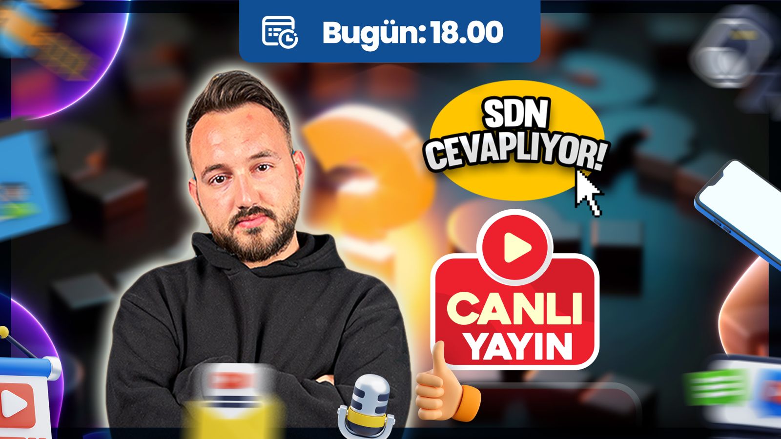 SDN Cevaplıyor canlı yayını bu akşam sizlerle! 2 SDN Cevapliyor canli yayini bu aksam sizlerle