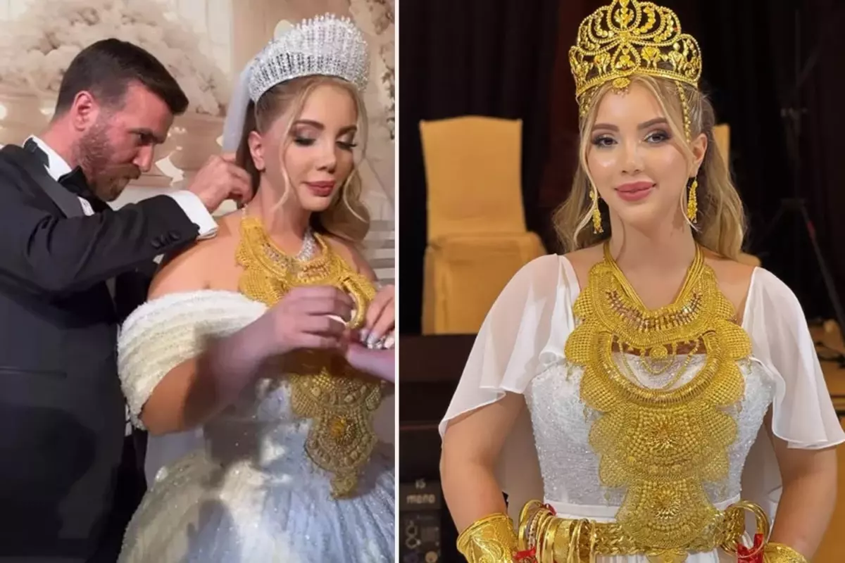 Sosyal medya fenomeni Aleyna Dalveren'in düğün takıları dudak uçuklattı 2 511630