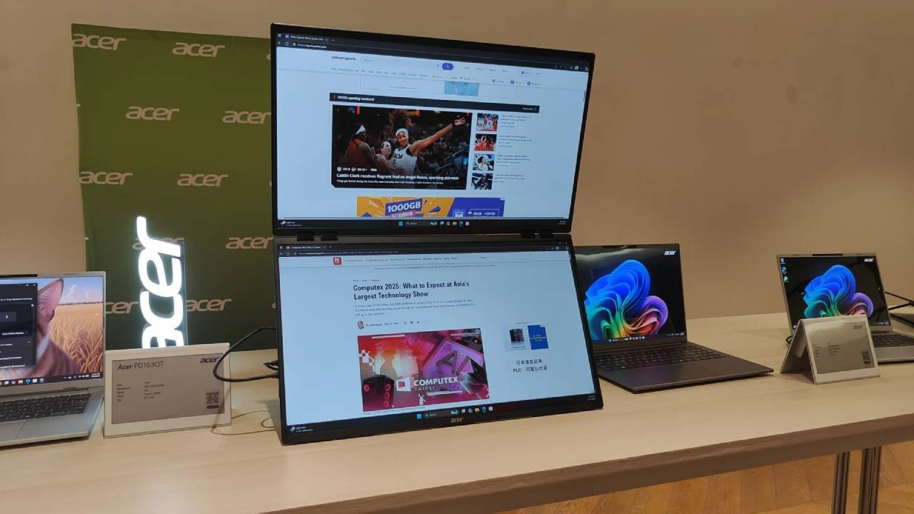 Acer, Computex 2025'te taşınabilir monitörlerini tanıttı! 14 Acer Computex 1