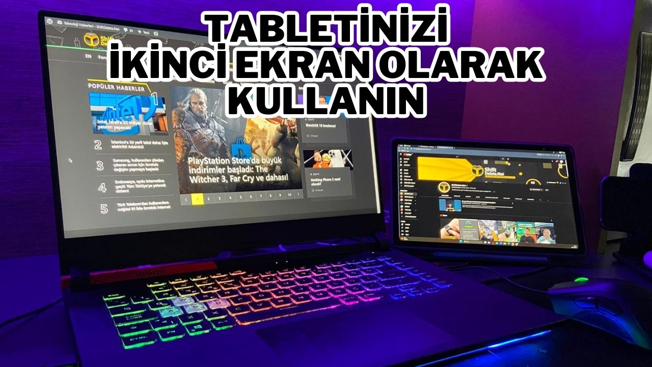 tABLETINIZI IKINCI EKRAN OLARAK KULLANIN