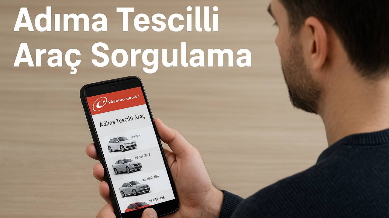 e-Devlet üzerinden Adıma Tescilli Araç Sorgulama 12 tescilli arac sorgulama