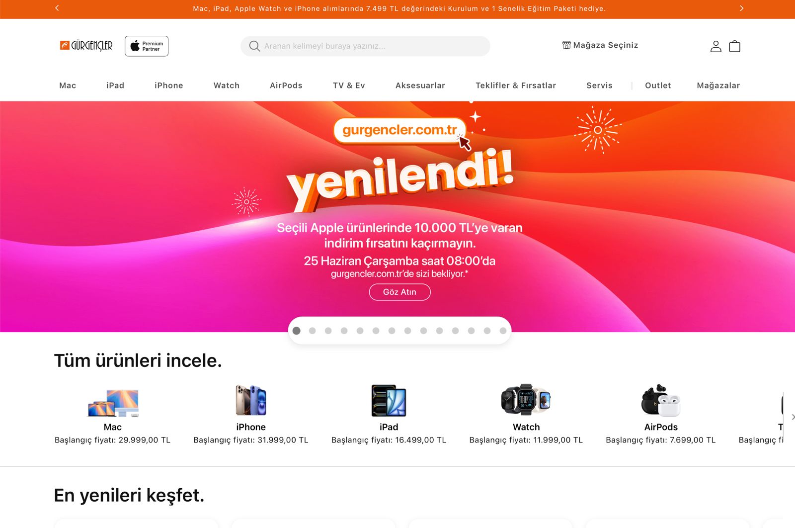 Gürgençler’den yenilenen web sitesi açılışına özel Apple ürünlerinde fırsatlar! 8 WhatsApp Image 2025 06 24 at 17.57.52