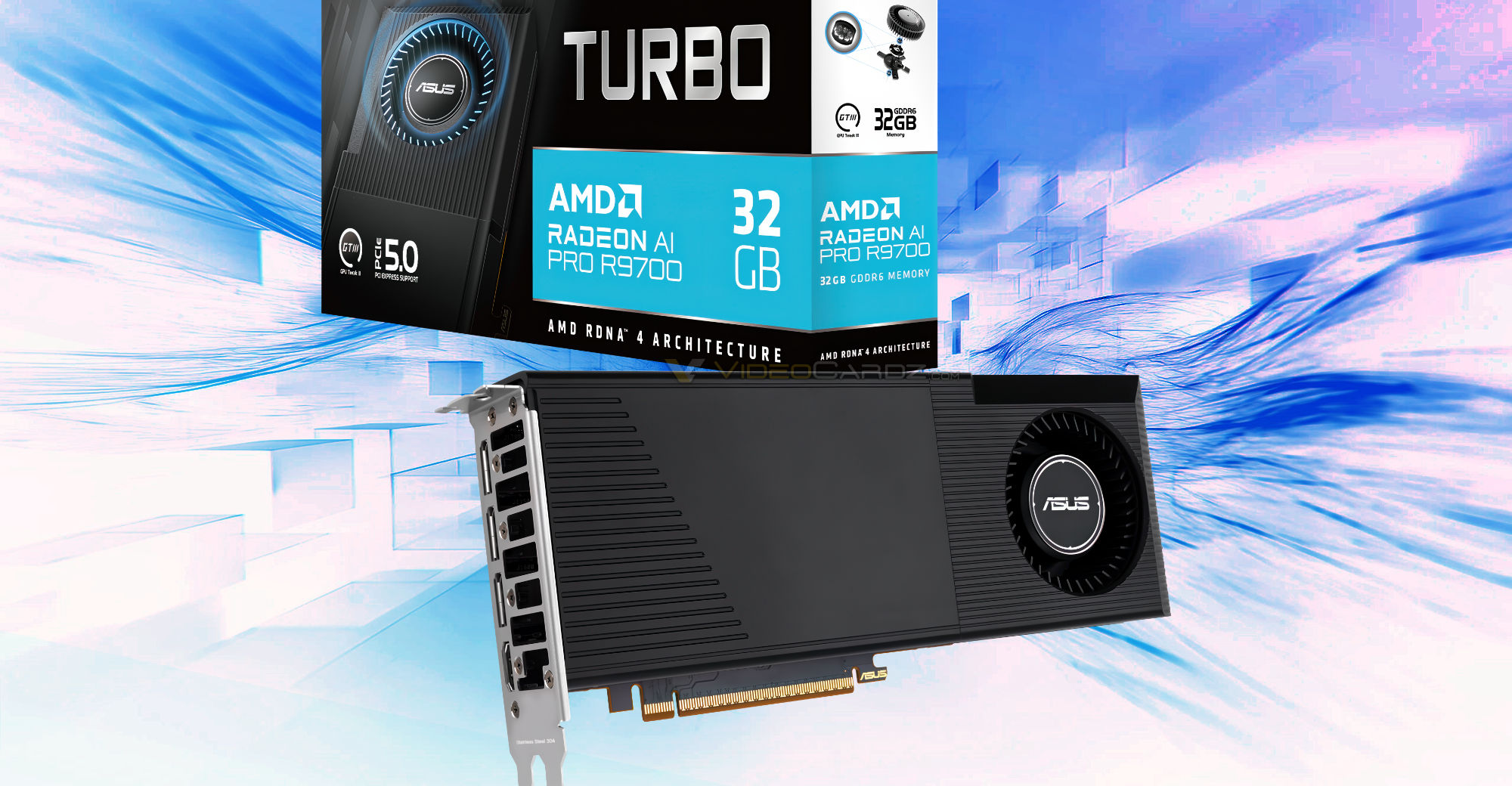 ASUS Turbo Radeon AI Pro R9700 32GB ekran kartı tanıtıldı 1 ASUS R9700 TURBO HERO