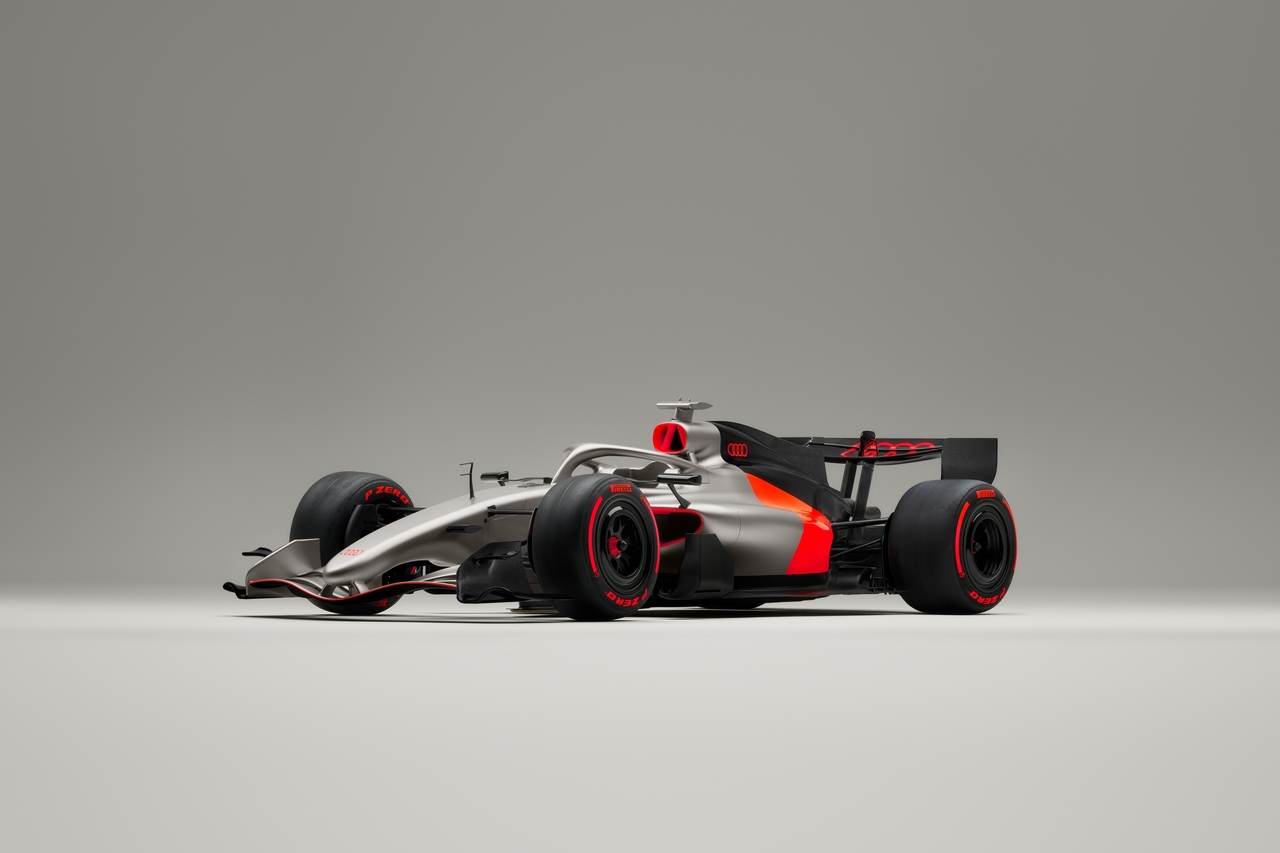 Audi Formula 1 aracını tanıttı 10 Audi Formula 1 araci ile geliyo