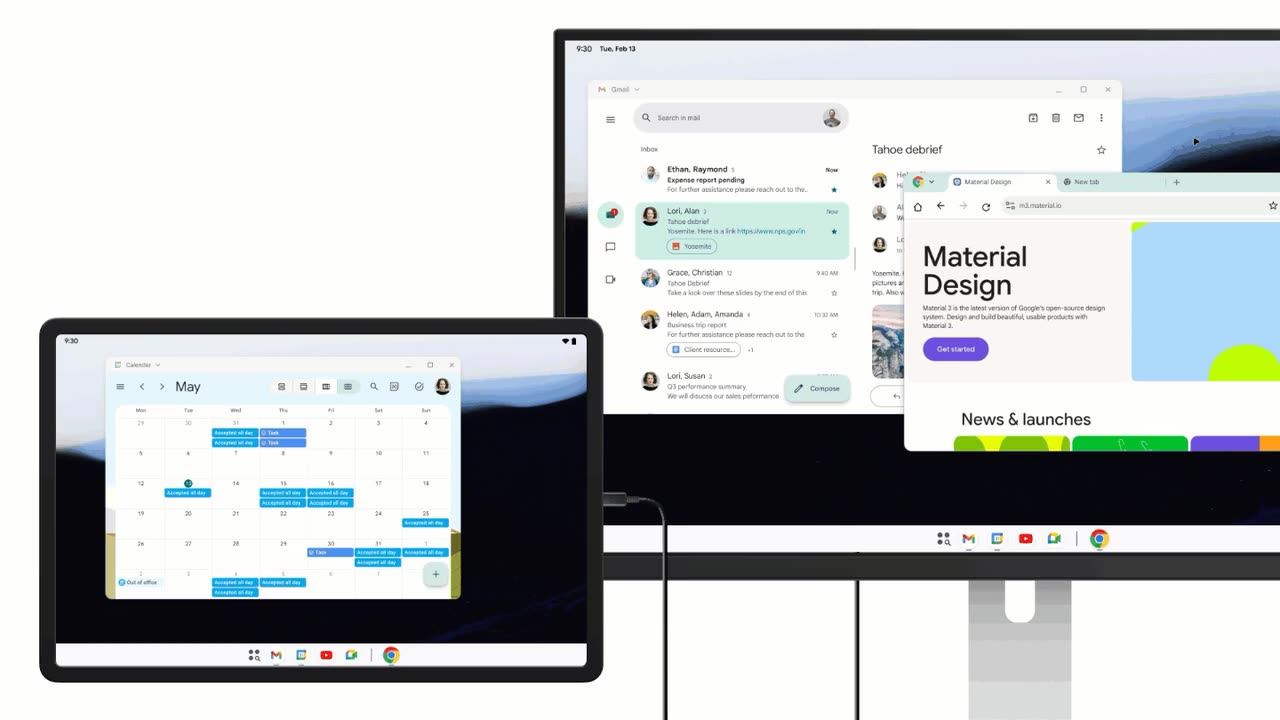 android masaustu modu sizdi